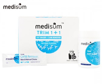 Medisum Trim 1+1 瘦身公式 天然瘦身套装 30袋+60粒 Medisum Trim 1+1 瘦身公式 天然瘦身套装 30袋+60粒
